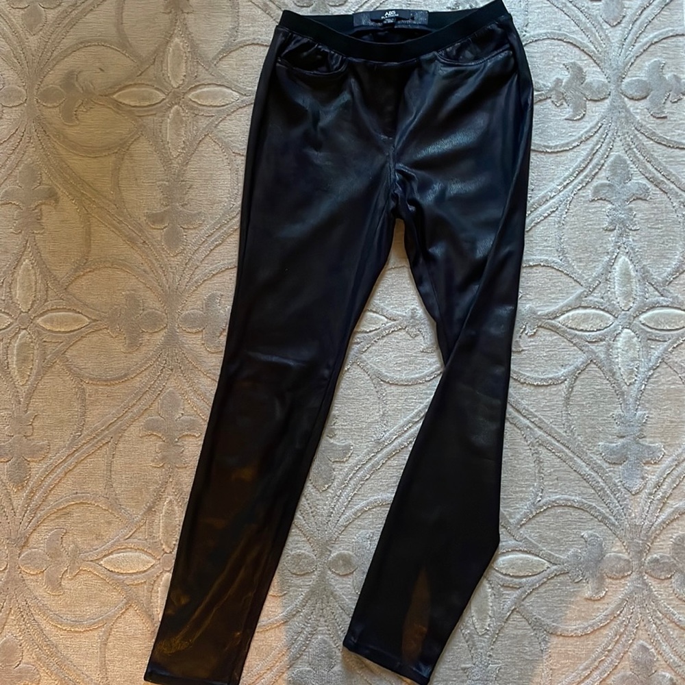 ABS Platinum faux skin leggings